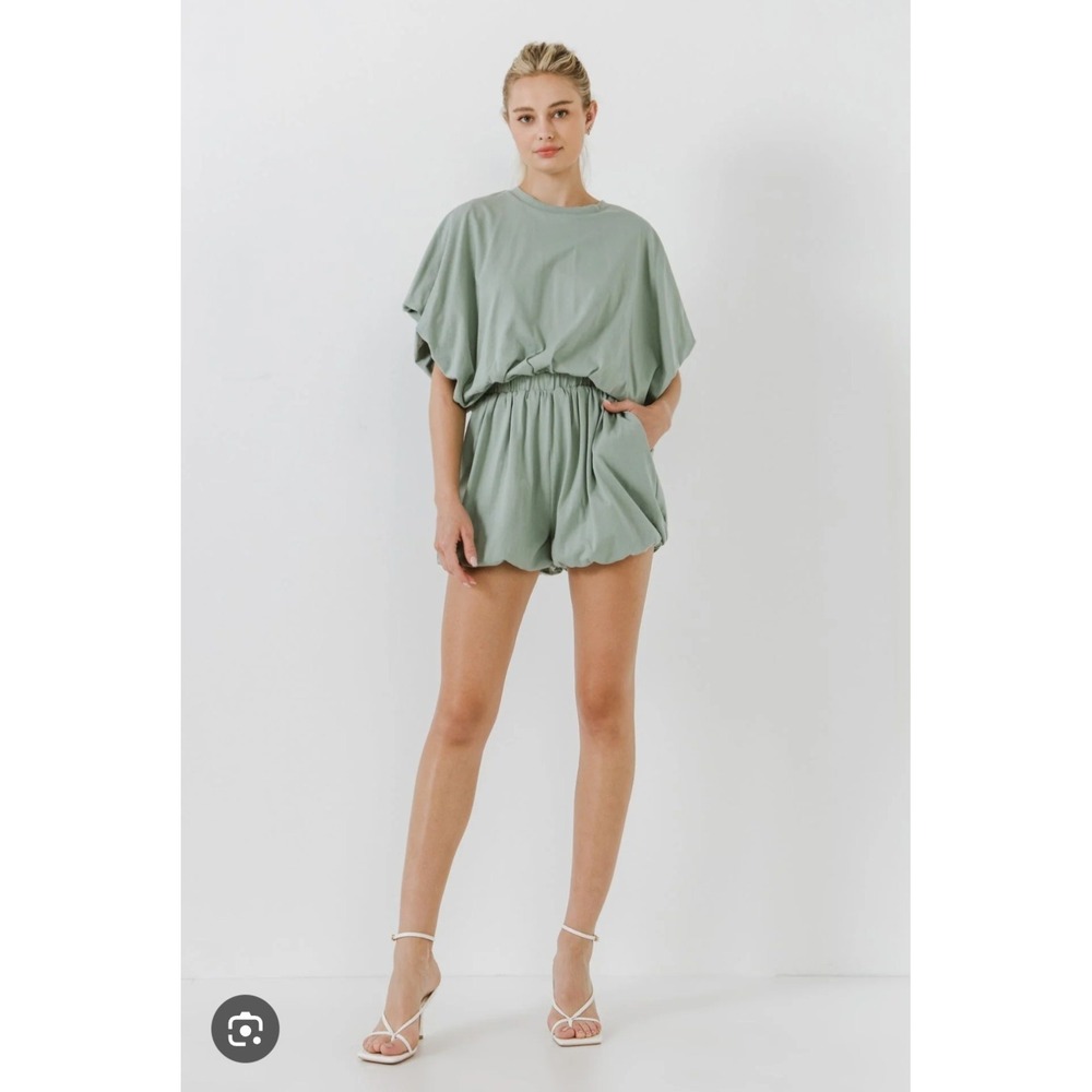 Grey Lab Dolman Lounger Romper New Anthropologie